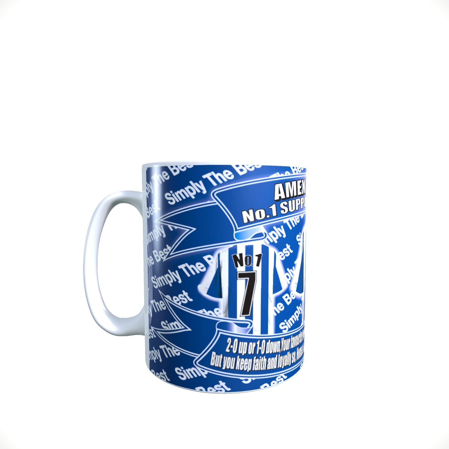 Brighton Football Club Shirt Lap Tray And Mug Gift Set