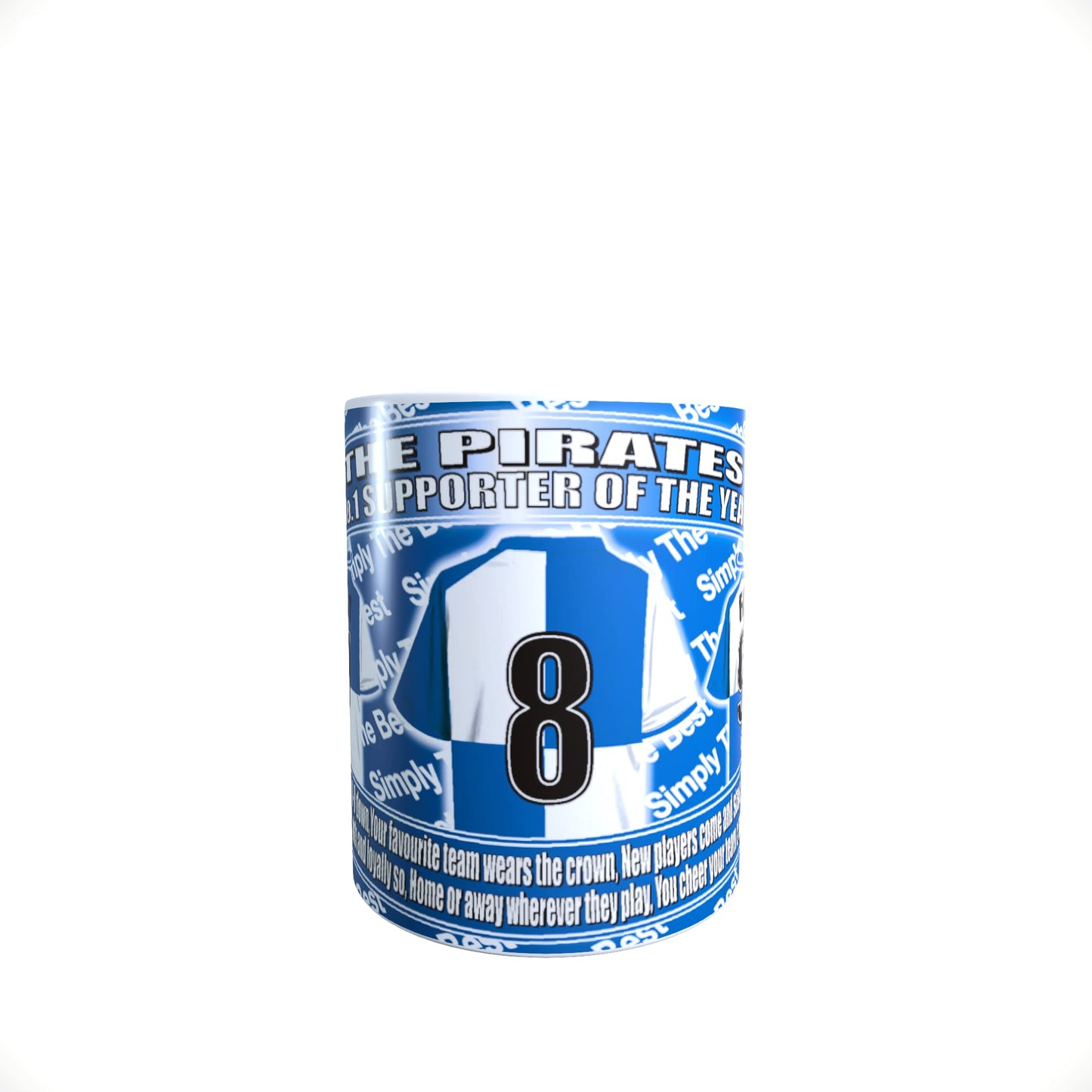 Bristol R Football Team Shirt Mug Gift with Chocolate Footballs