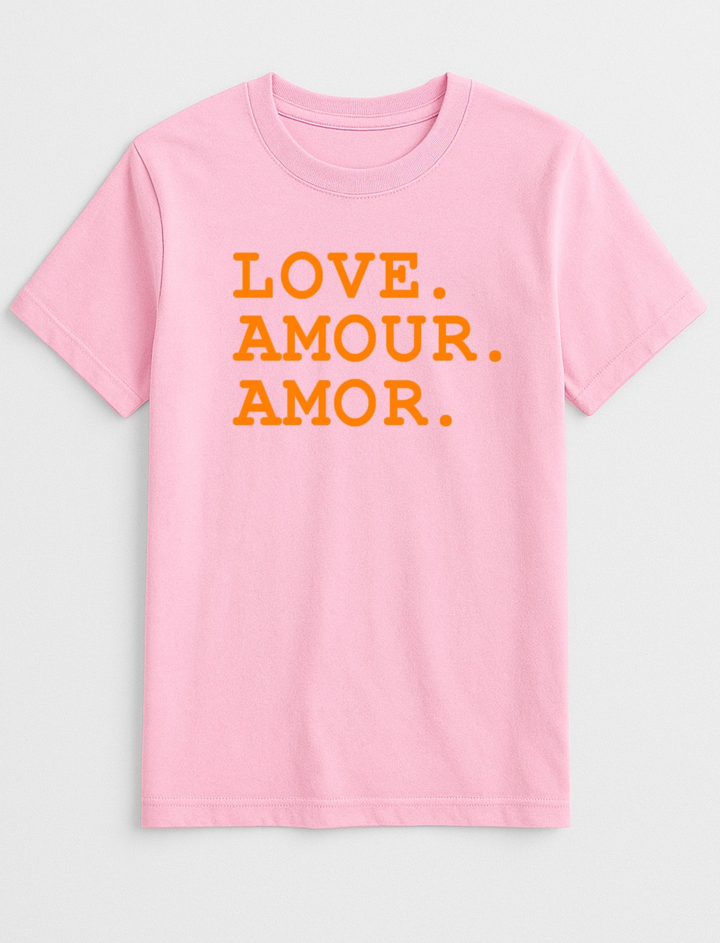 Love Amour Amor Slogan T-Shirt Gift
