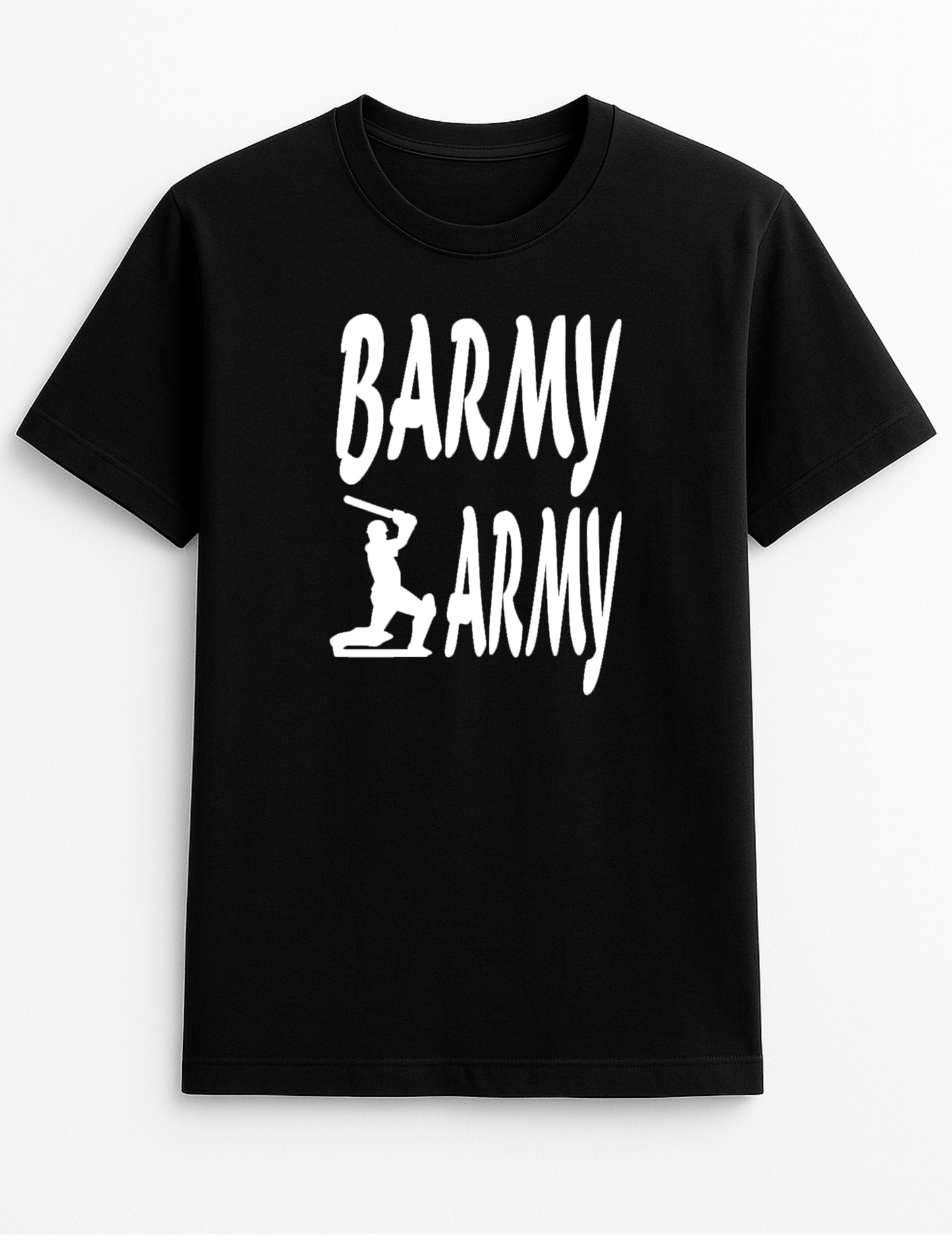 Barmy Army England Fan Slogan Unisex T-Shirt Gift Navy