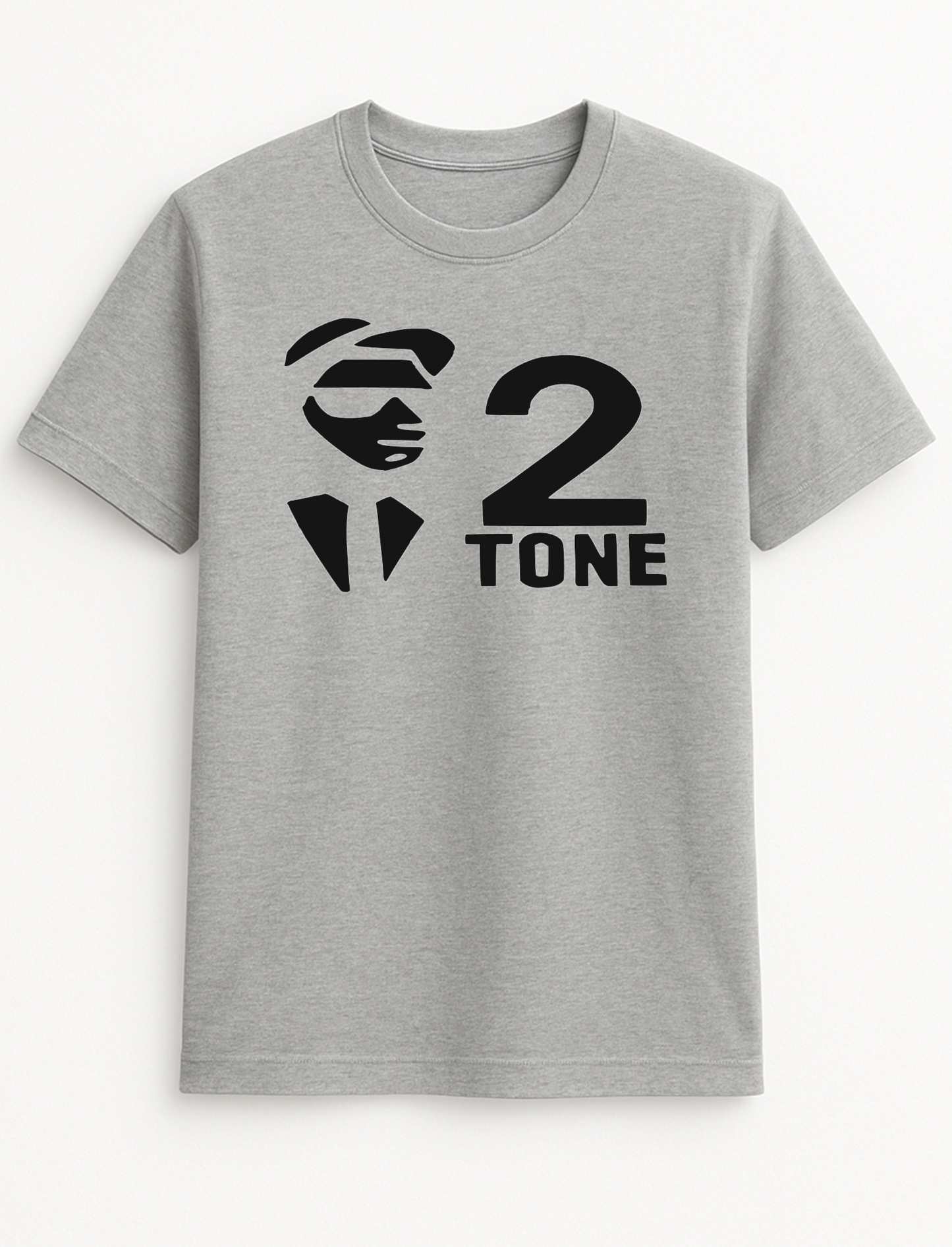 2-Tone Two Tone Ska Slogan Personalised Colours Unisex T-Shirt Gift, Multicoloured, S-XXL