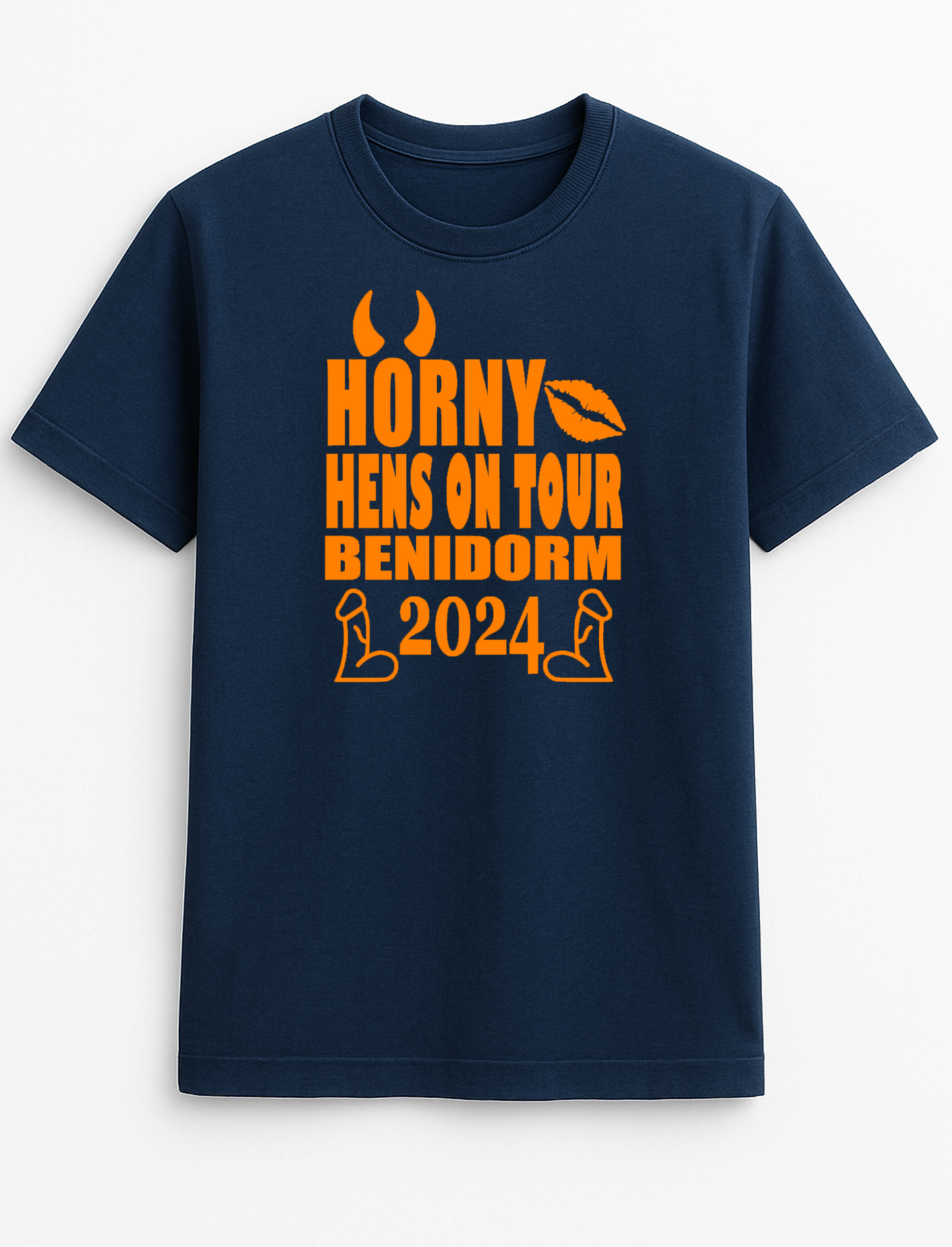 Horny Hens On Tour Your Destination Customised Slogan T-Shirt Gift