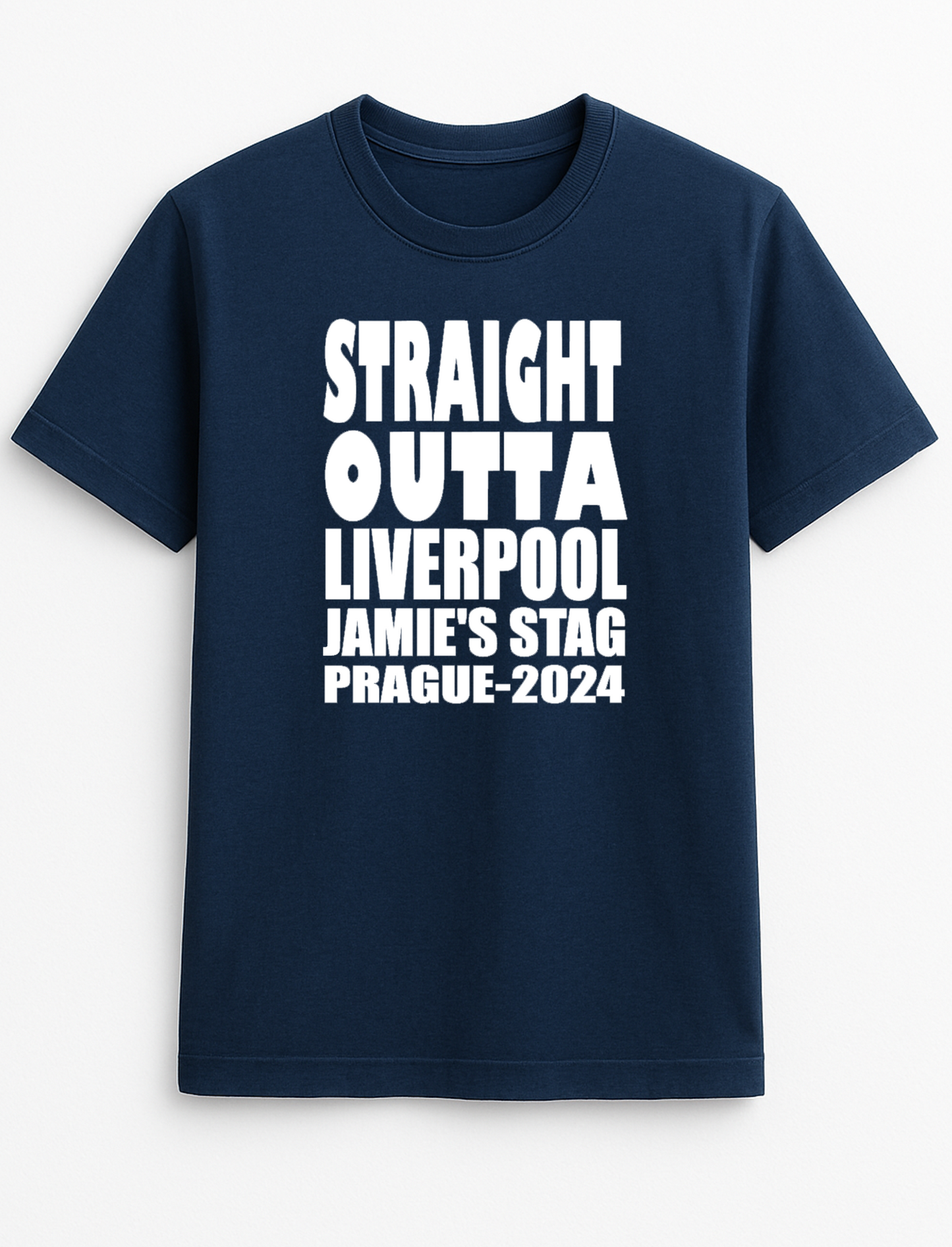 Straight Outta Personalised Name Your Town Chosen Destination & Year Customised Slogan T-Shirt Gift