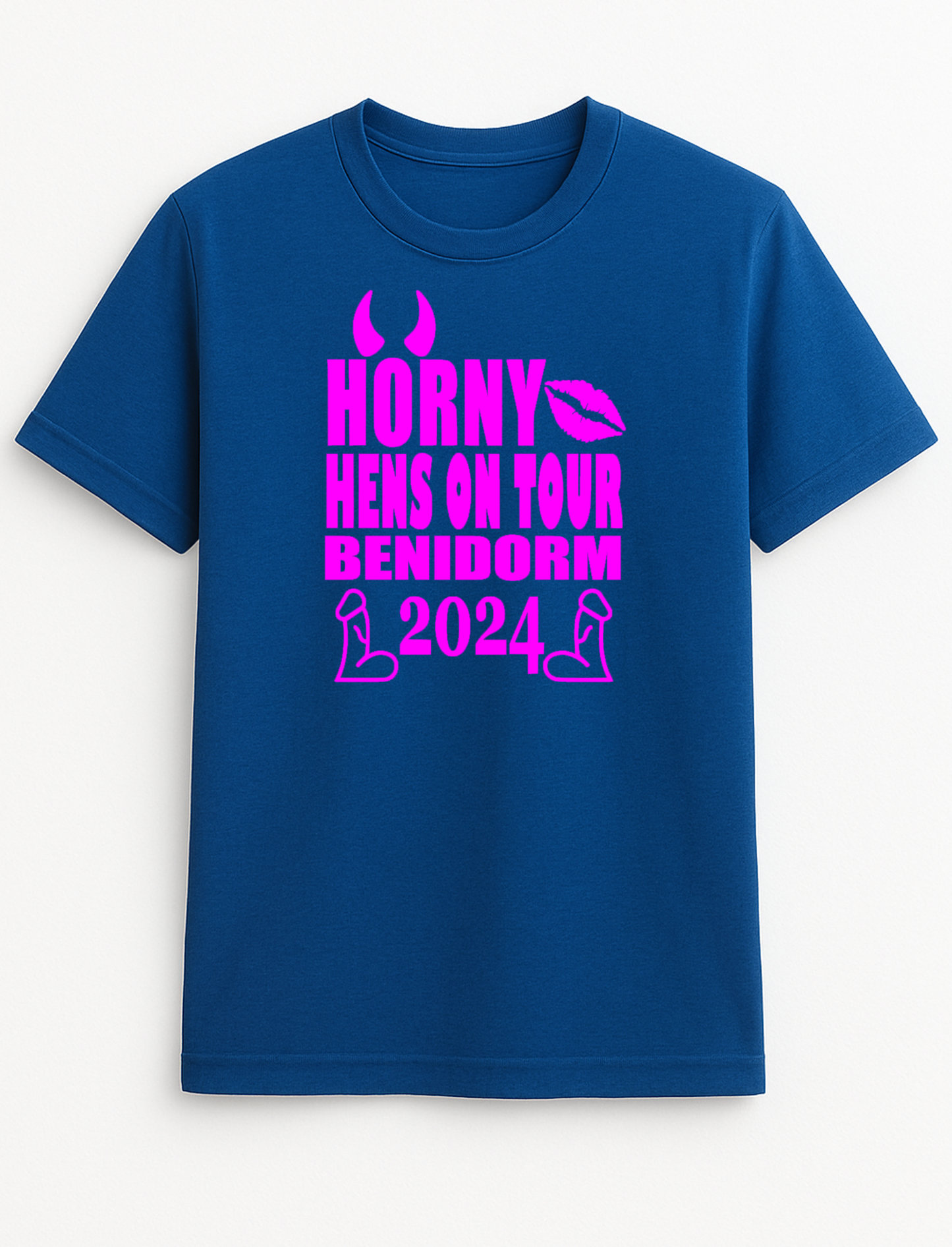 Horny Hens On Tour Your Destination Customised Slogan T-Shirt Gift