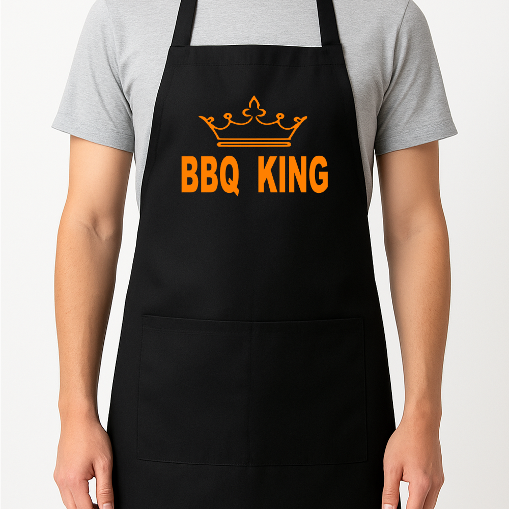 BBQ King Apron Gift Present Barbeque