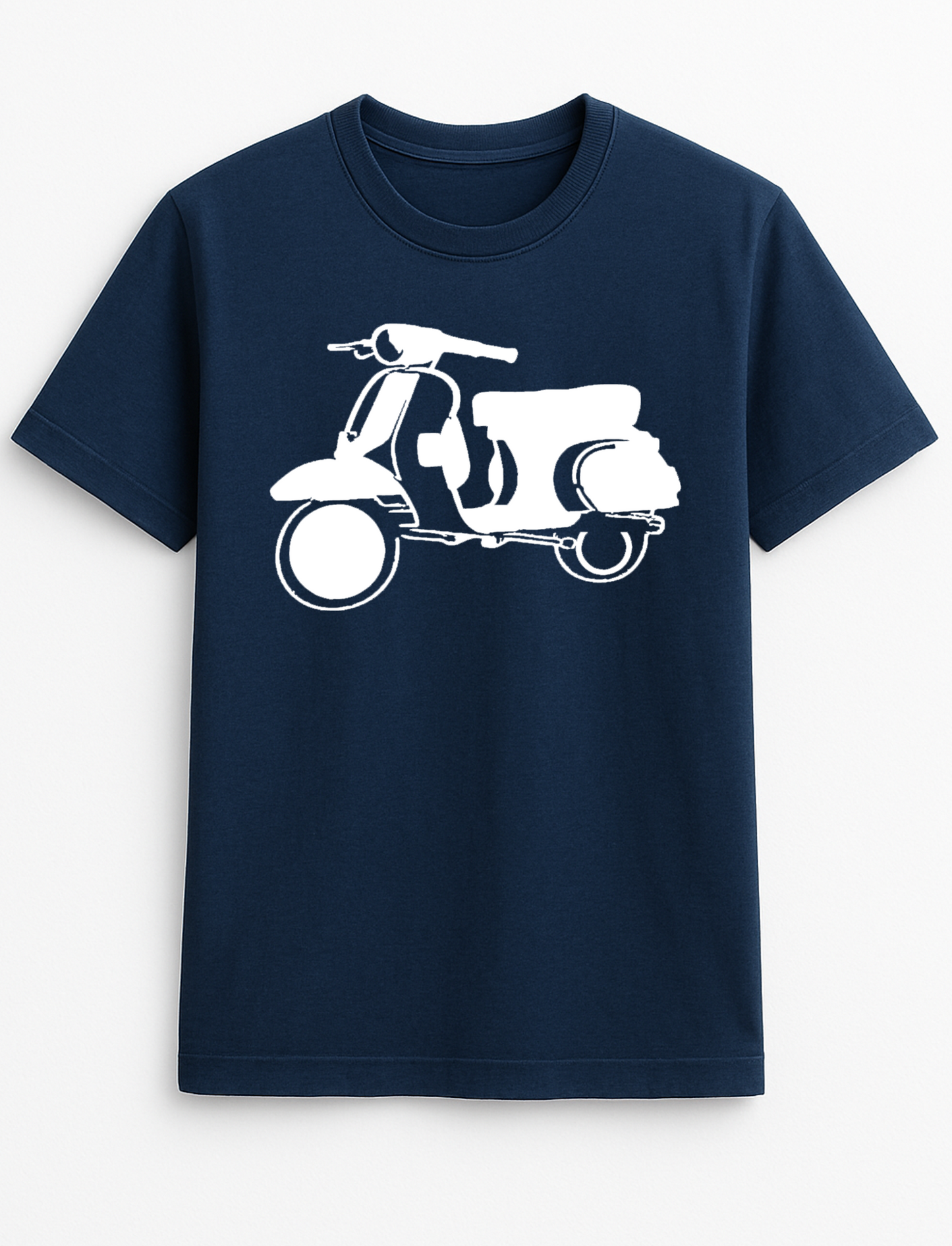 Mod Scooter Humorous Funny Slogan Personalised Colours Unisex T-Shirt Gift Black