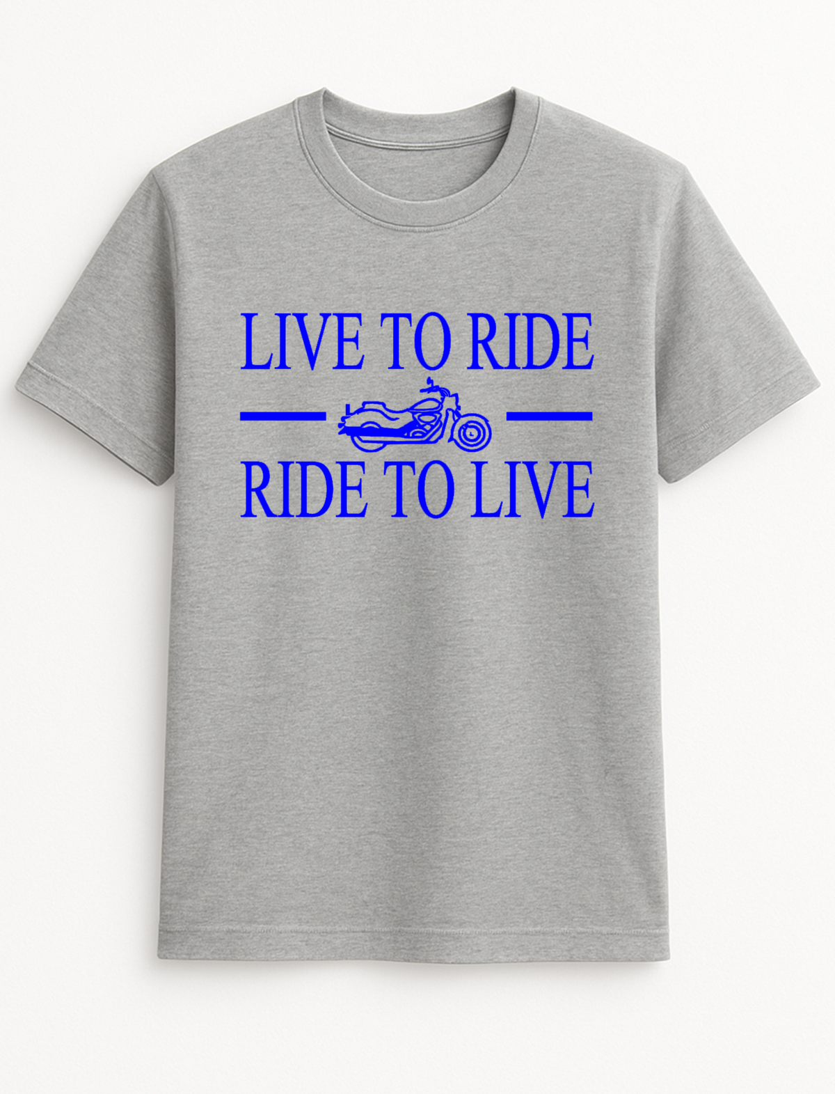 Live to Ride Ride to Live Humorous Funny Slogan Personalised Colours Unisex T-Shirt Gift Black