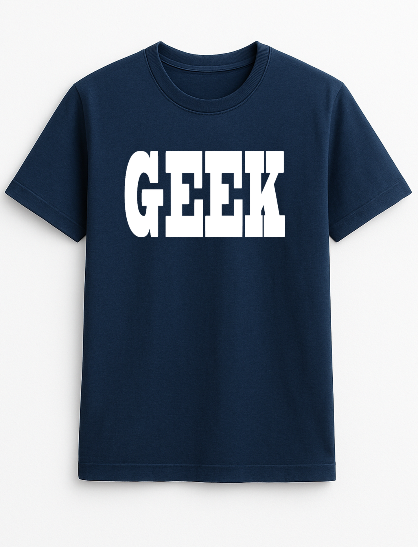Geek Humorous Funny Slogan Personalised Colours Unisex T-Shirt Gift Black