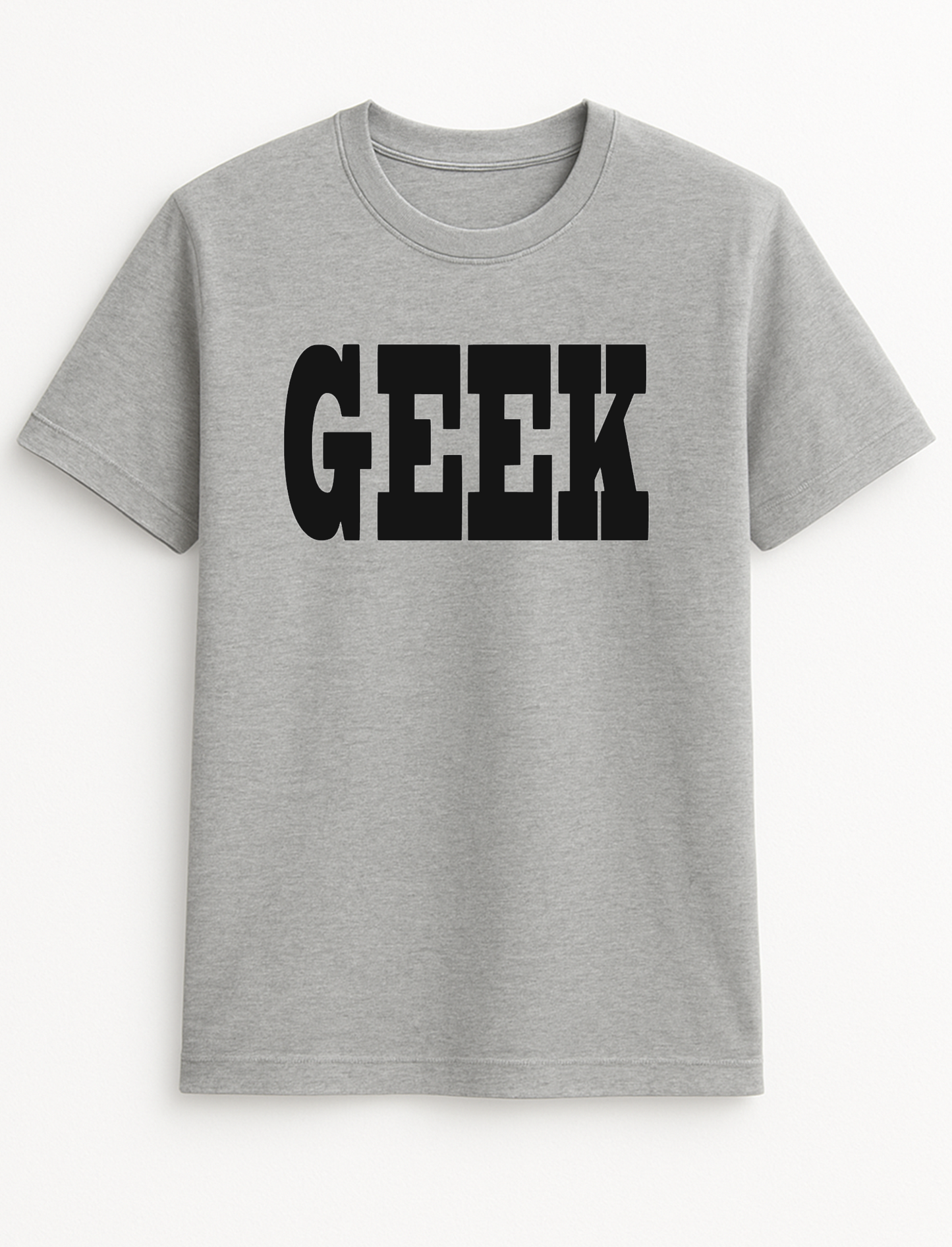 Geek Humorous Funny Slogan Personalised Colours Unisex T-Shirt Gift Black