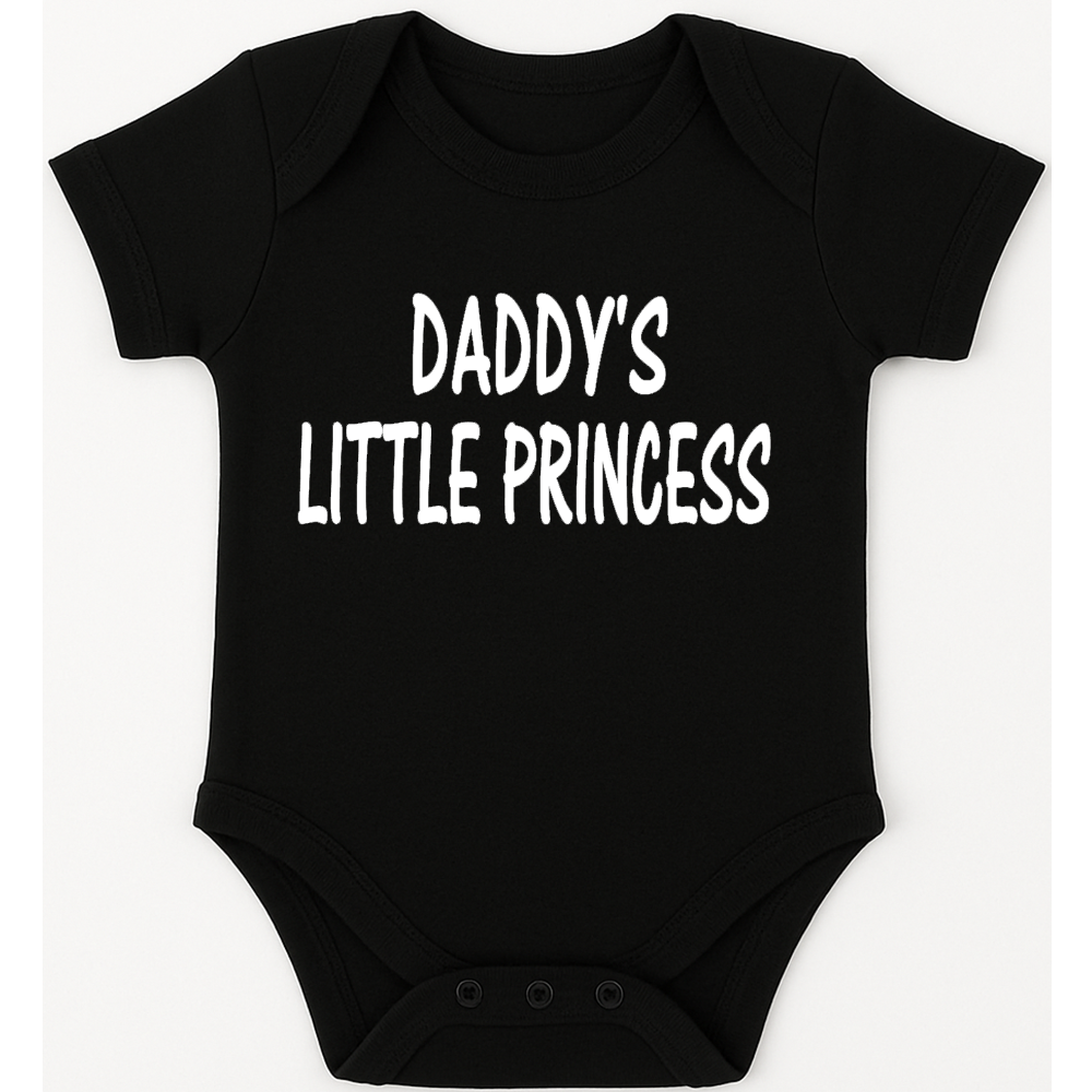 Daddy's Little Princess funny, novelty, baby suit, baby grow, christening gift