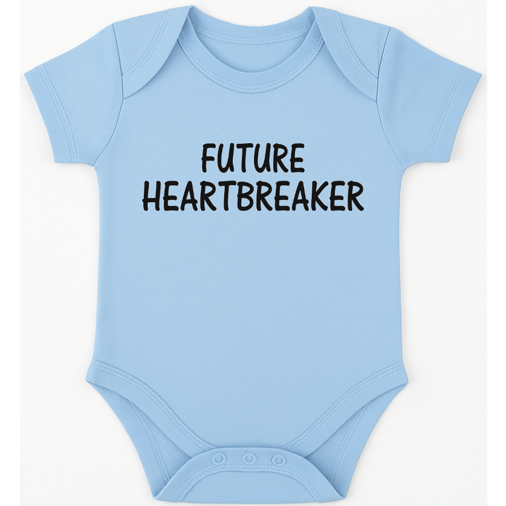 Future Heartbreaker funny, novelty, baby suit, baby grow, christening gift