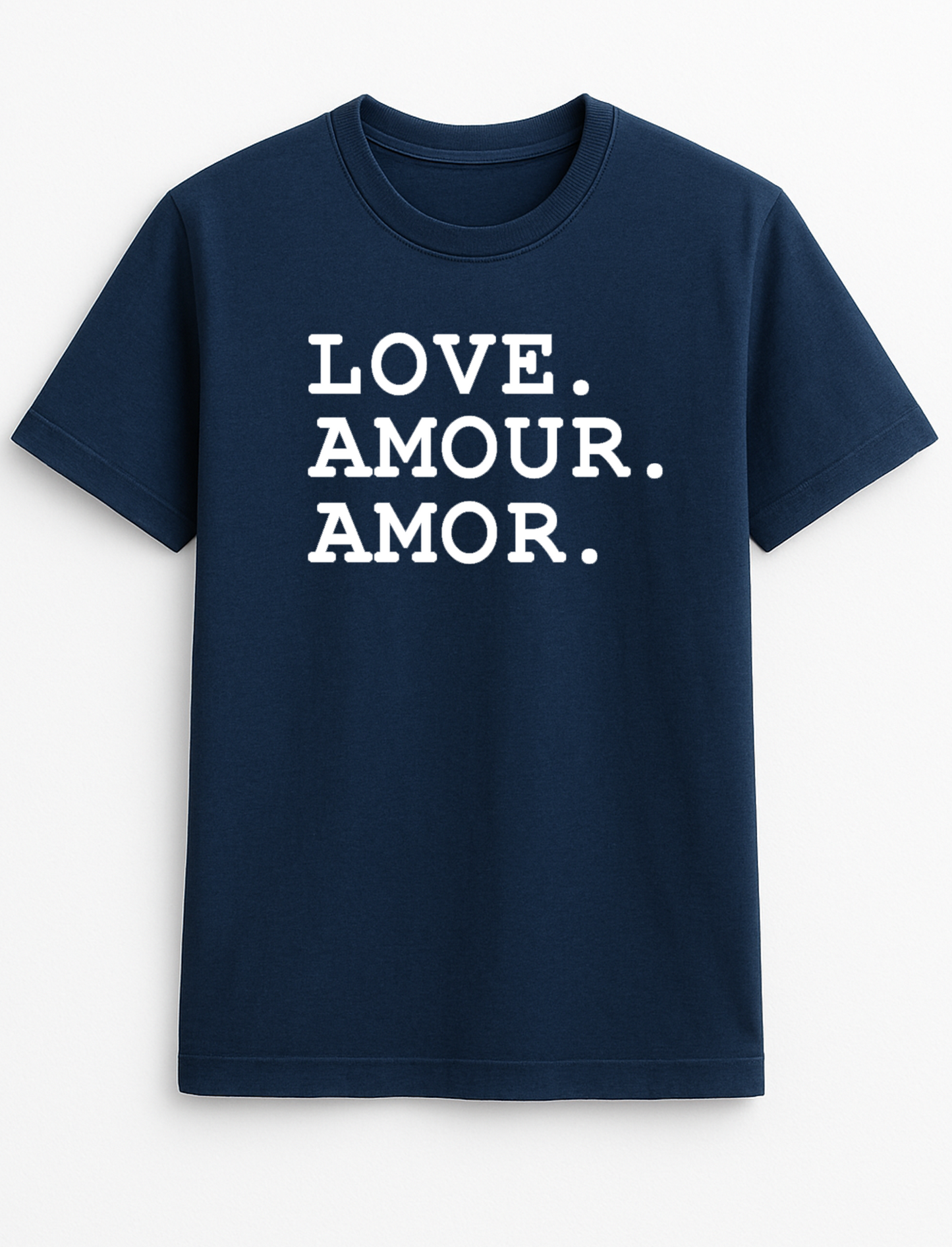 Love Amour Amor Slogan T-Shirt Gift