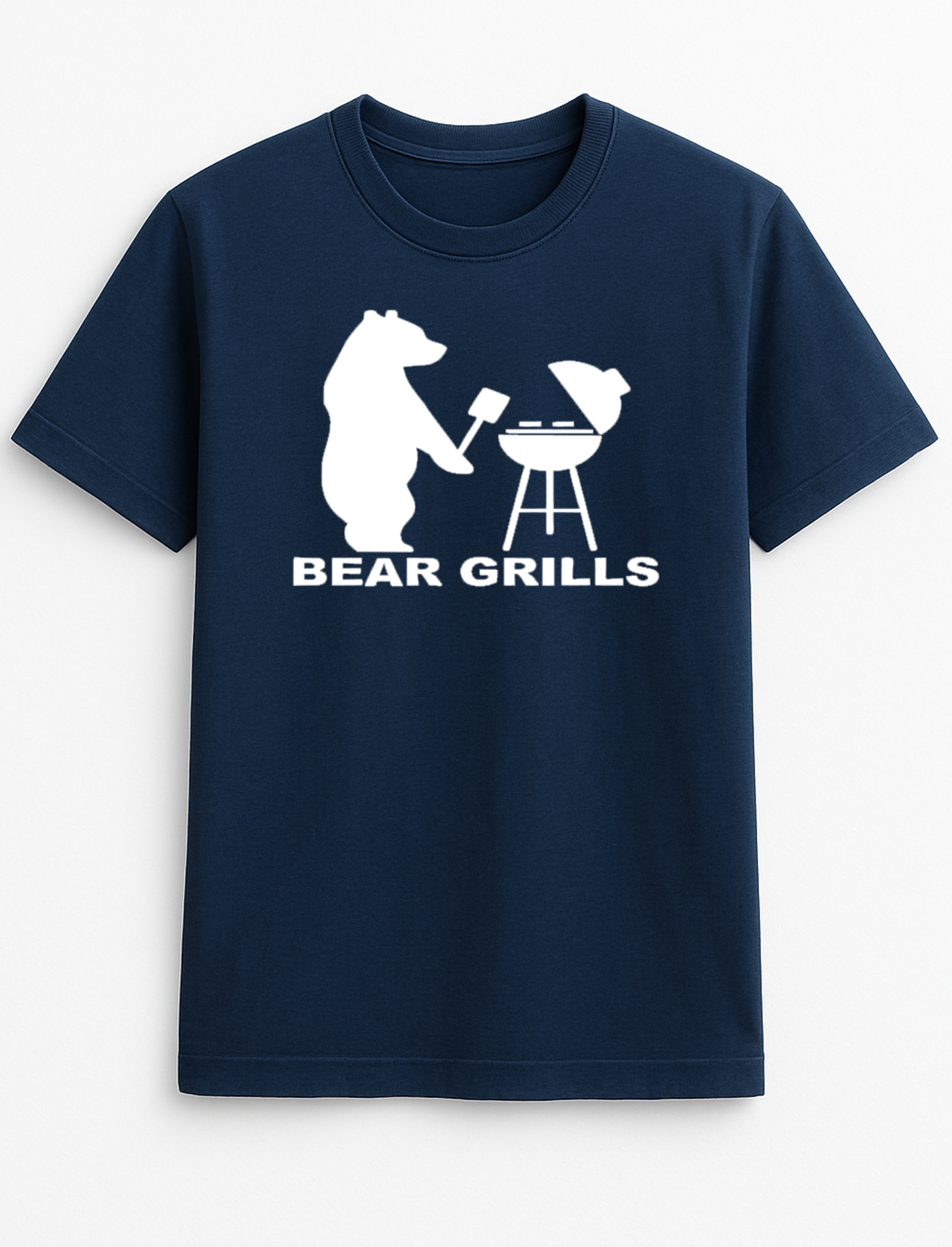 Bear Grills Humorous Funny Personalised Slogan Unisex T-Shirt Gift Black