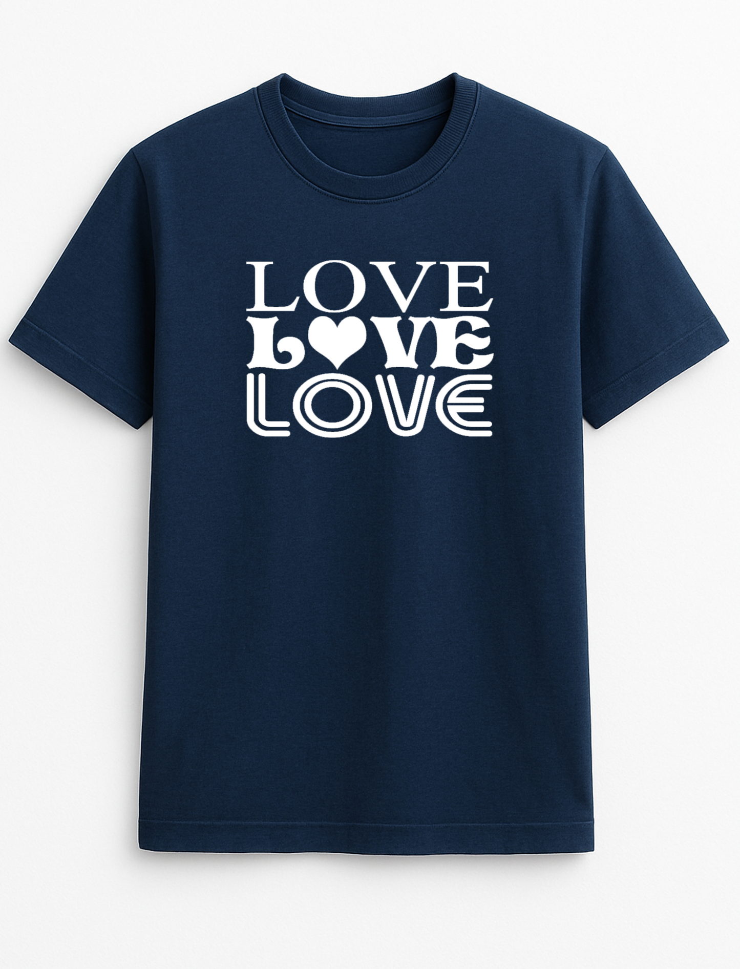 Love Love Love Slogan T-Shirt Gift