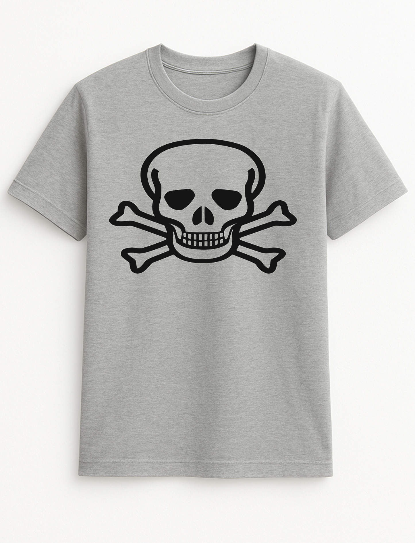 Skull & Crossbones Pirate Slogan Personalised Colours Unisex T-Shirt Gift Black