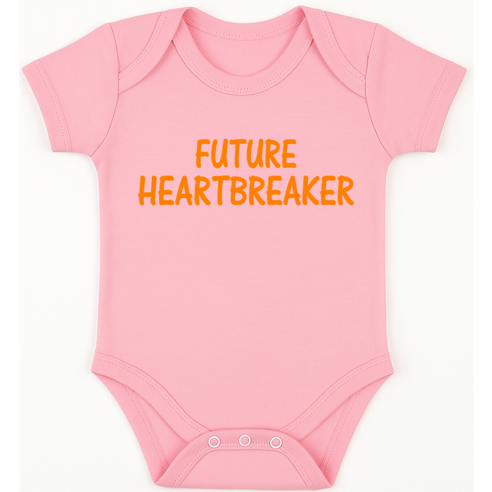 Future Heartbreaker funny, novelty, baby suit, baby grow, christening gift