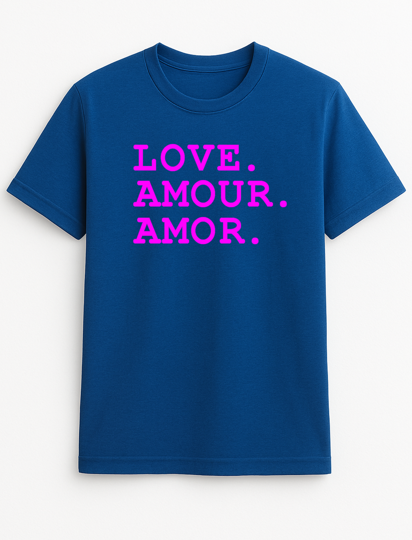 Love Amour Amor Slogan T-Shirt Gift