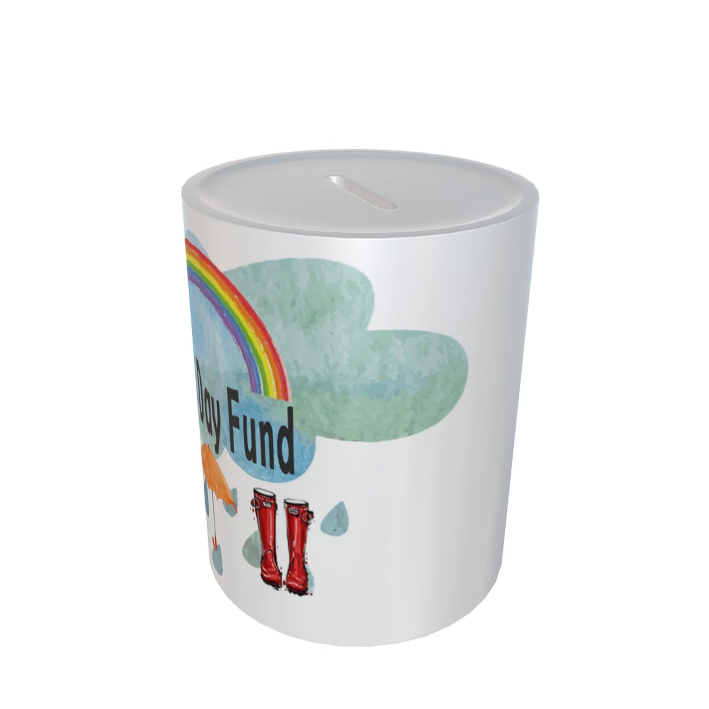 Rainy Day Savings Fund Ceramic Piggy Bank Money Box Gift