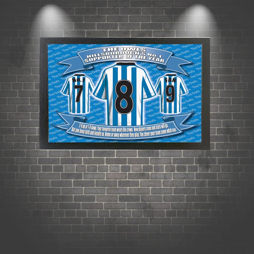 Sheff Wed Football Shirt Picture Gift