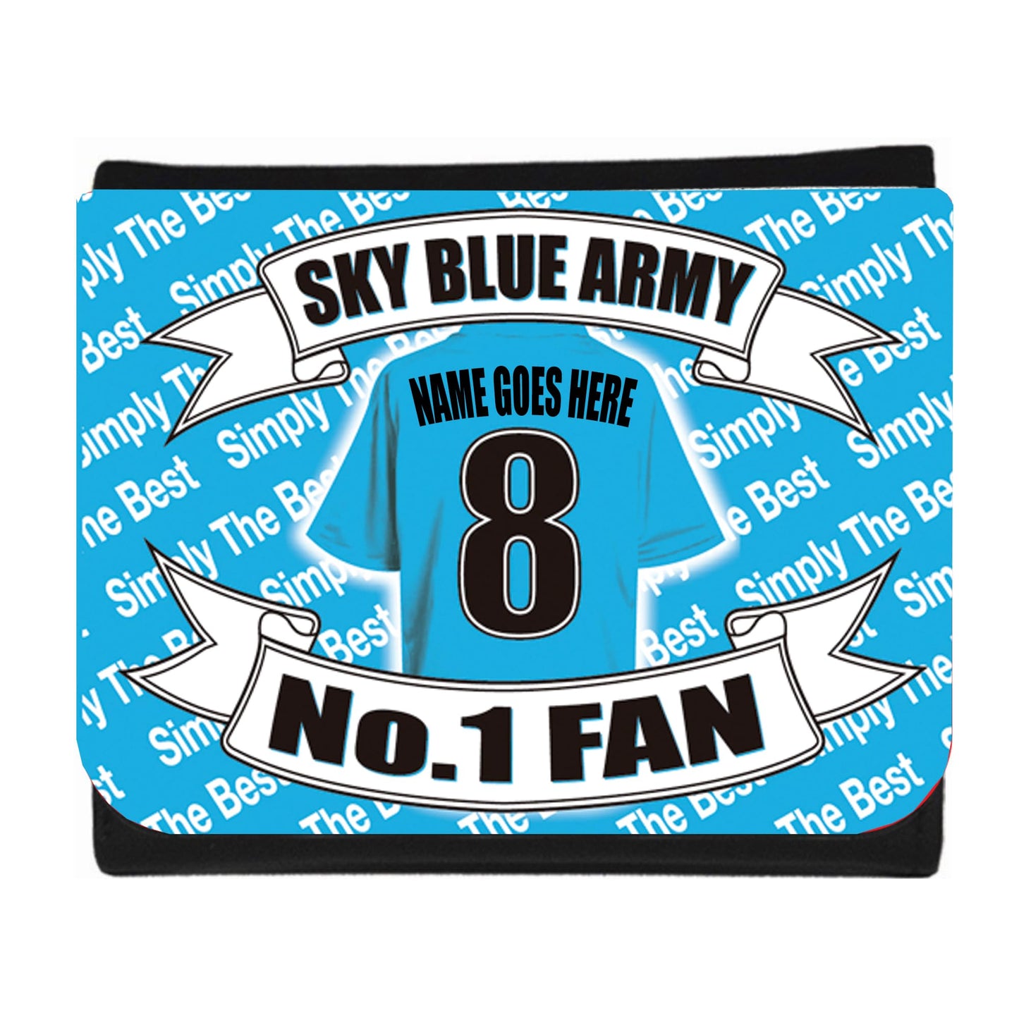 Coventry Personalised Football Shirt Money Wallet Gift