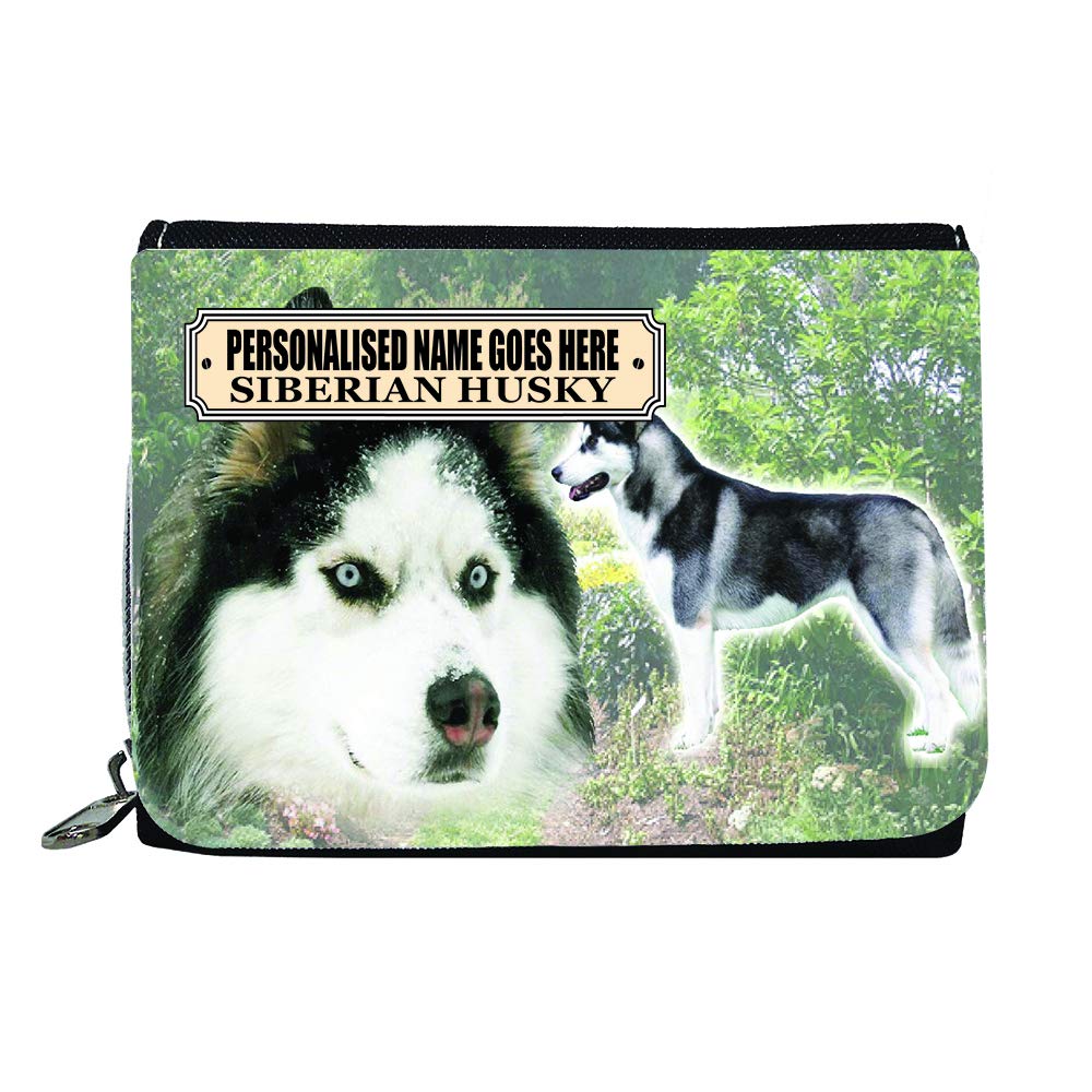 Siberian Husky Personalised Dog Breed Gift Purse