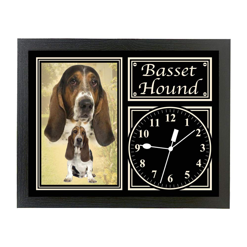 Basset Hound Dog Breed Gift Clock