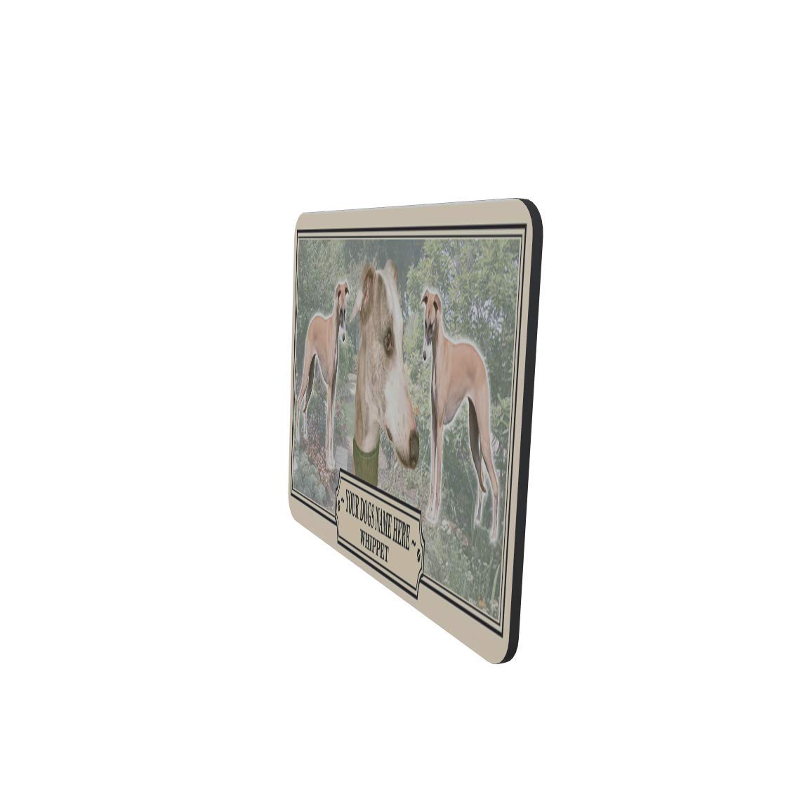 Whippet Personalised Dog Breed Mouse Mat Gift