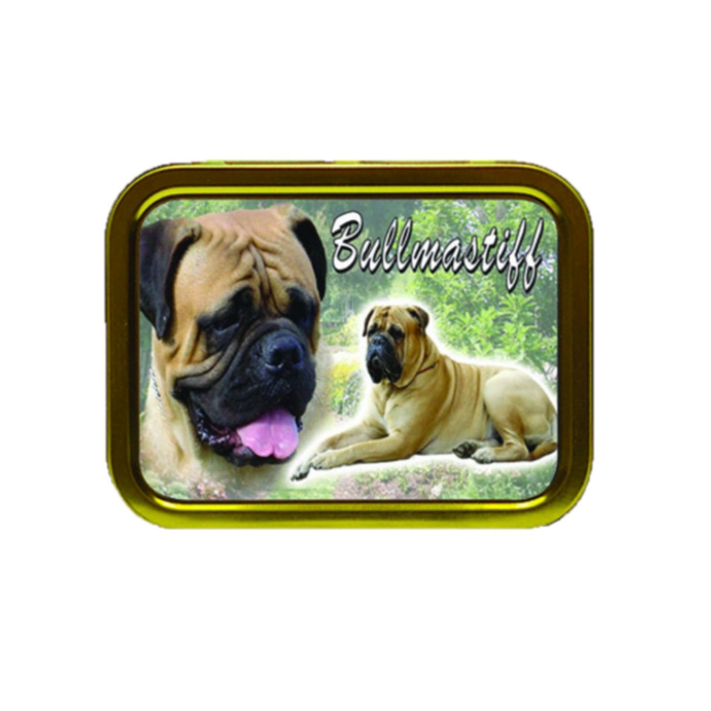 Bullmastiff Dog Breed Tobacco Tin & Products Gift