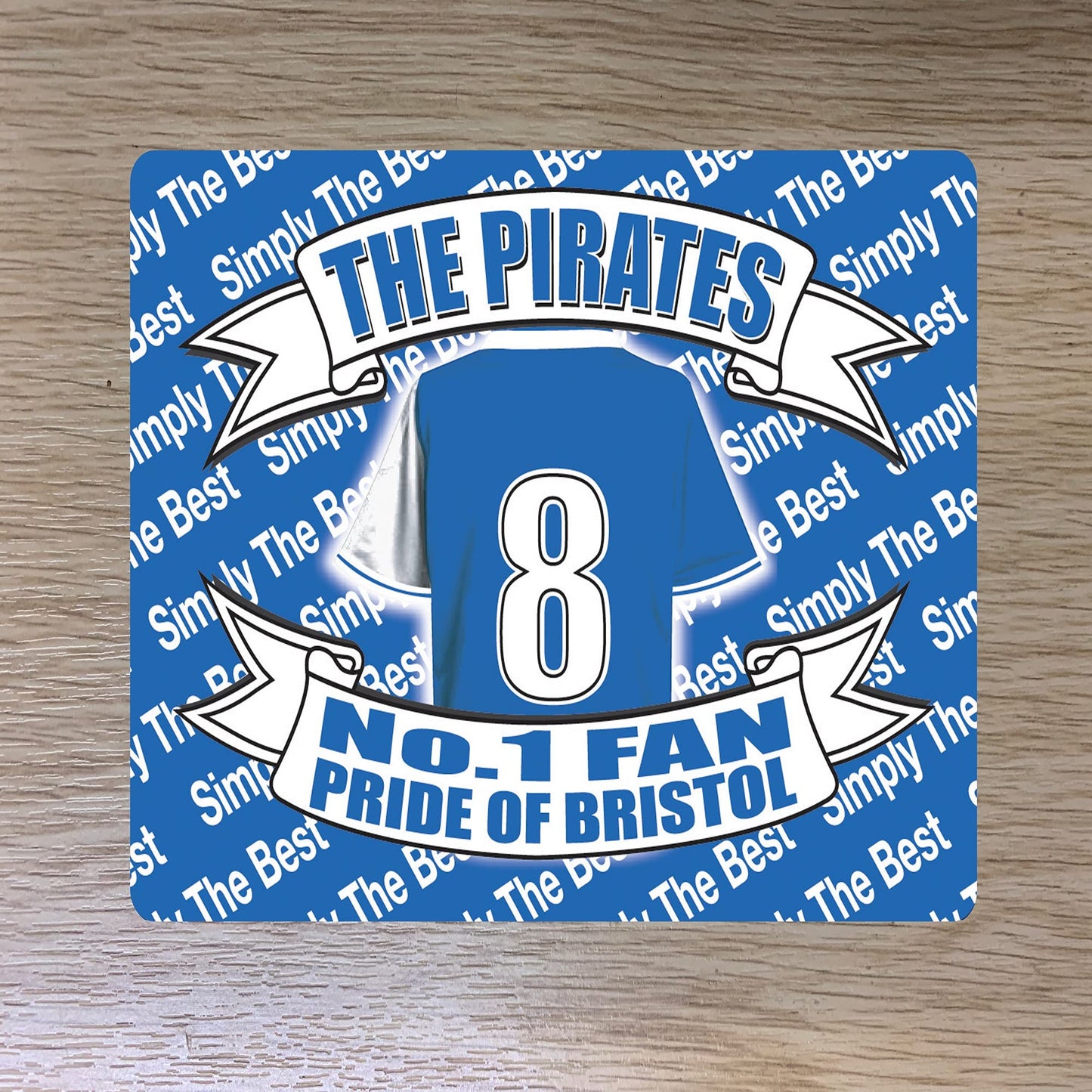 Bristol R - The Pirates - Football Team Shirt Travel Passport Holder Case Gift Present