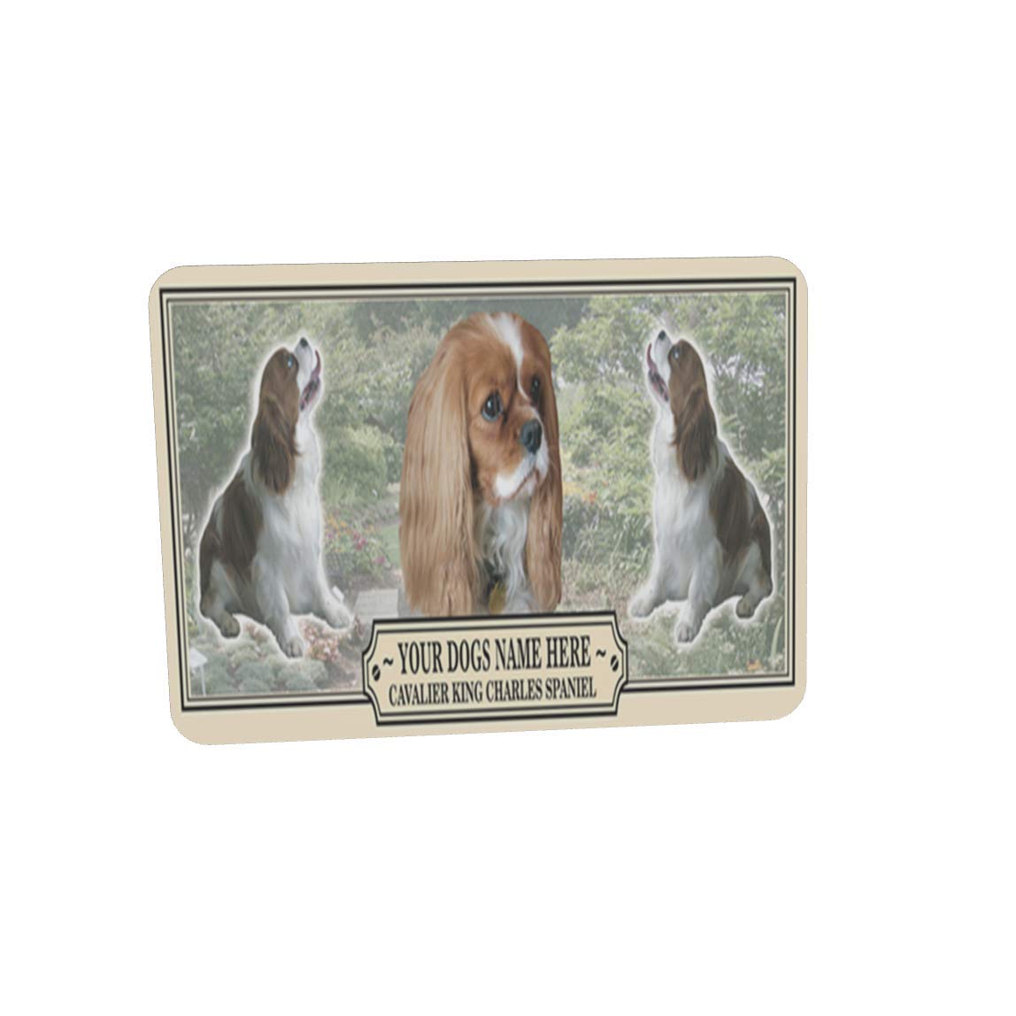 Cavalier King Charles Spaniel Personalised Dog Breed Mouse Mat Gift