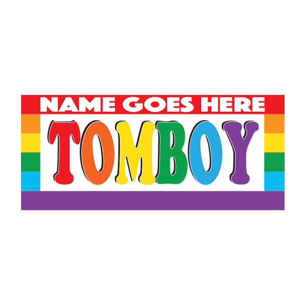 Tomboy Gay Pride Personalised Gift Mug
