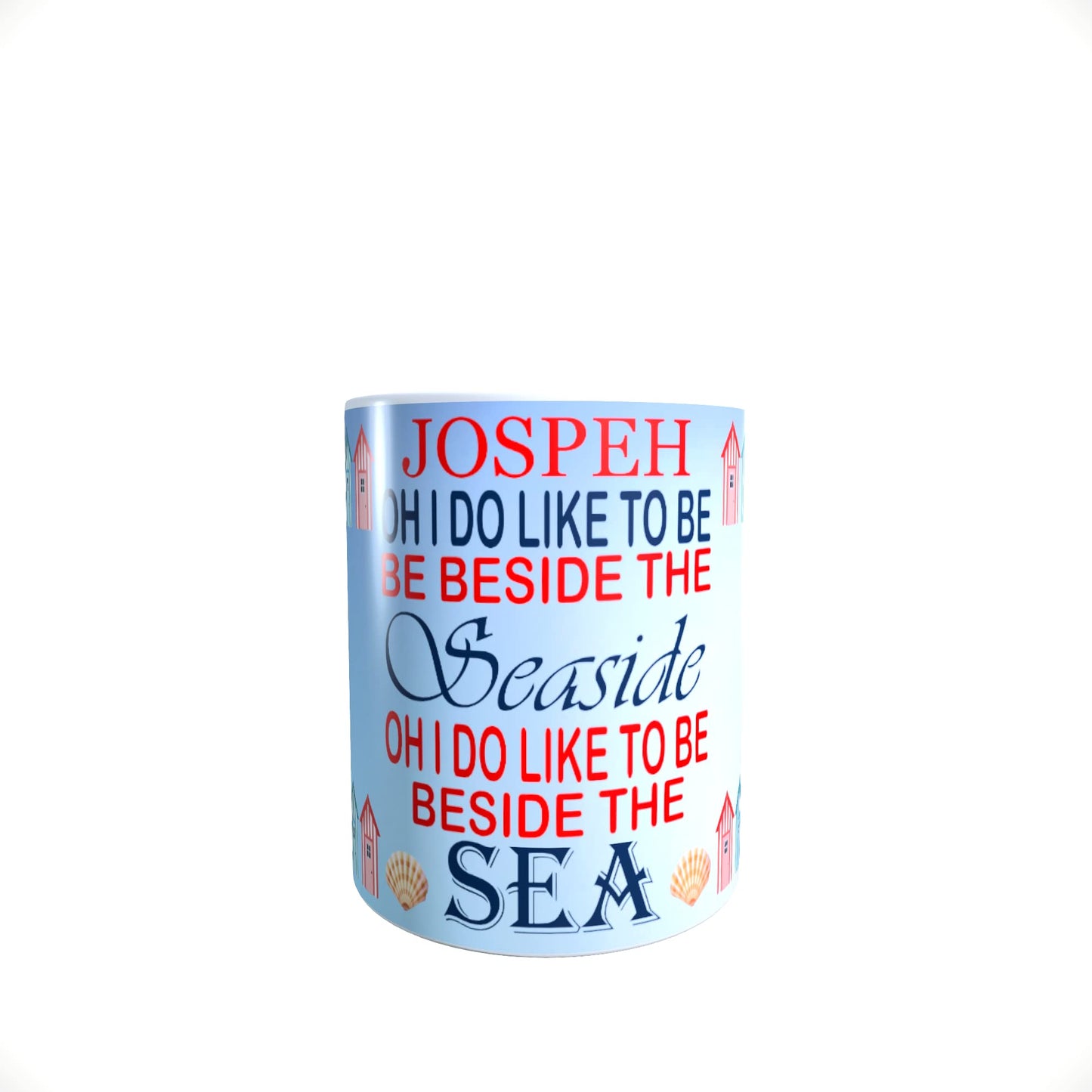 Beside The Seaside Personalised Mug Gift