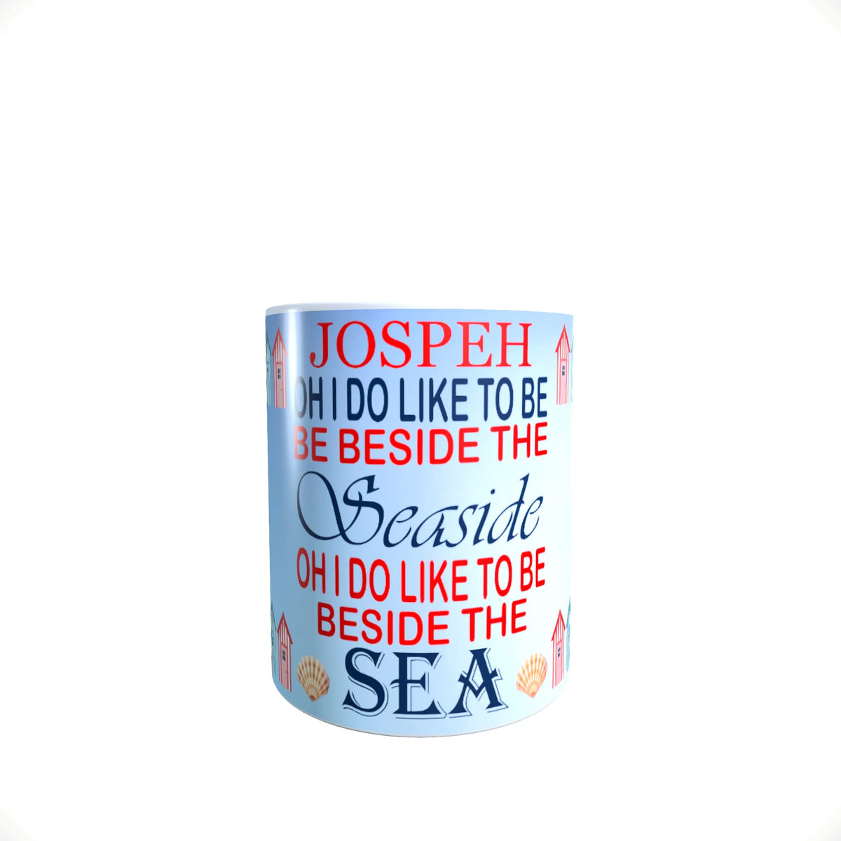 Beside The Seaside Personalised Mug Gift
