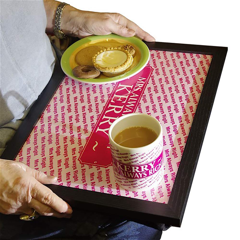 Mrs Always Right personalised lap tray