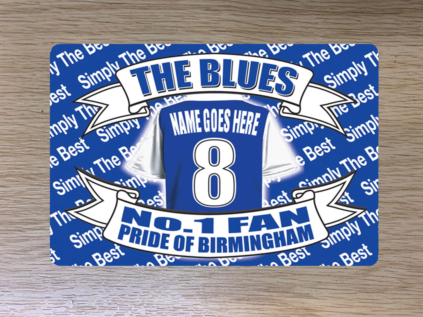 Birmingham Football Shirt Travel Personalised Passport Holder Case Gift Present