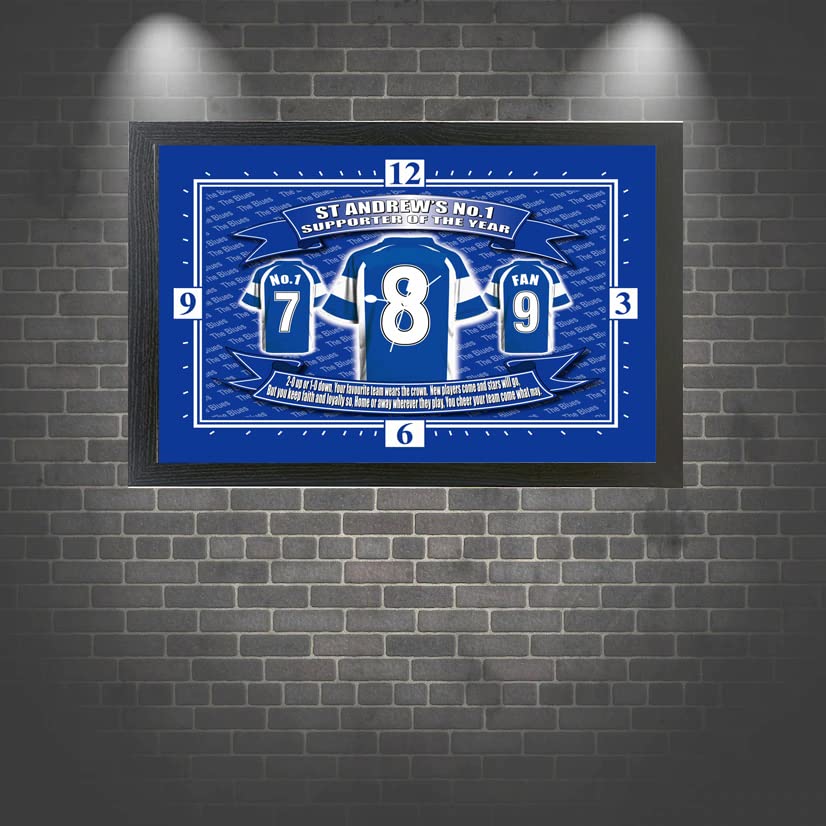 Birmingham Football Shirt Clock Gift Present