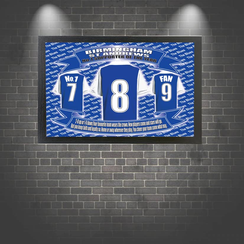 Birmingham Football Shirt Picture Gift