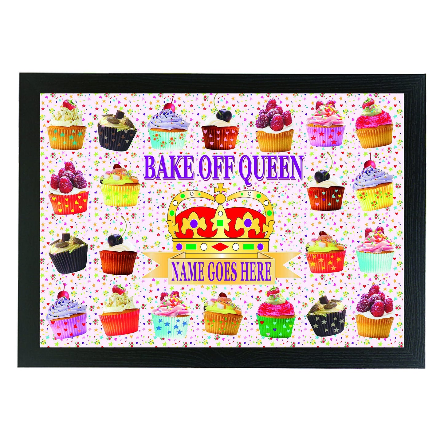 Bake Off Queen Personalised Lap Tray Gift