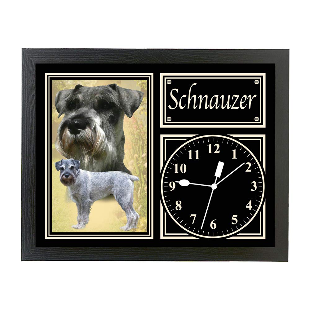 Schnauzer Dog Breed Gift Clock