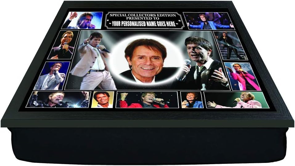 Cliff Richard Personalised Icon Lap Tray And Gift Mug Set