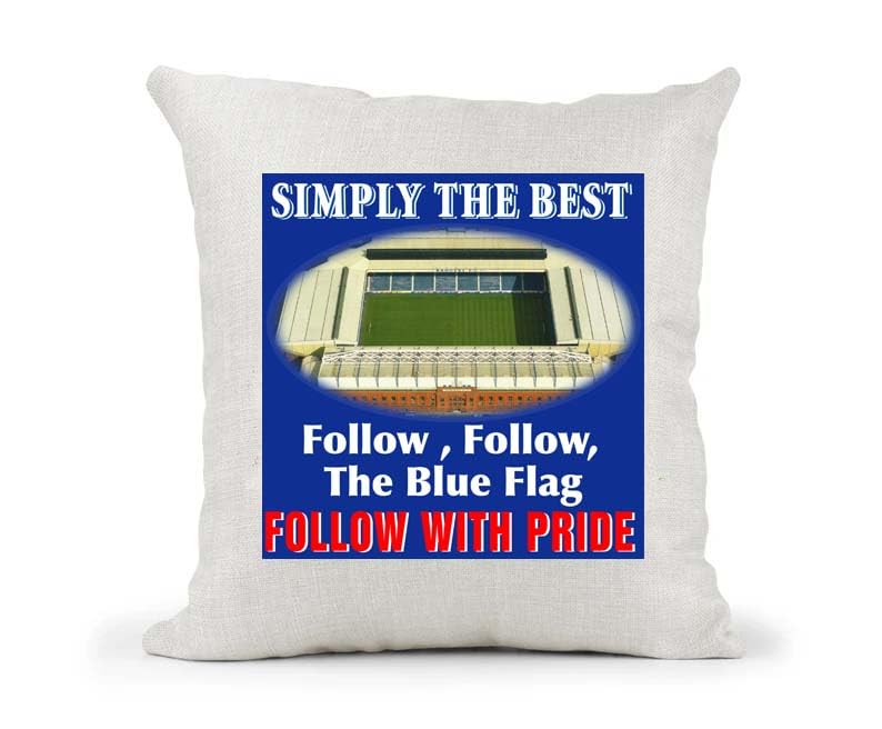 Rangers Football Anthem Song Chant Cushion Cover Gift