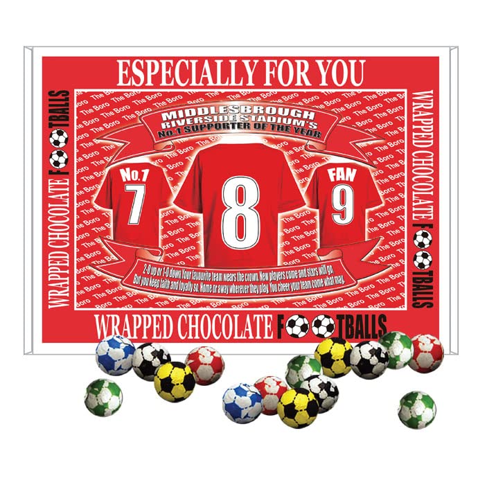 Middlesbrough Football Shirt Gift Boxed Sweets
