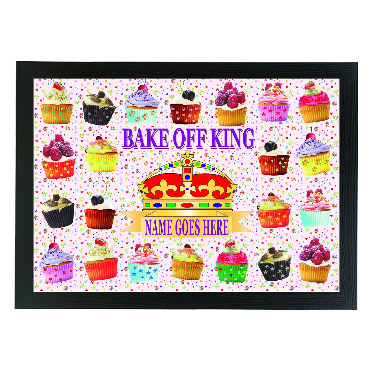 Bake Off King Personalised Lap Tray Gift