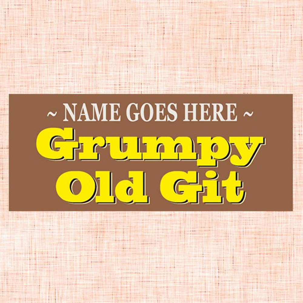 Grumpy Old Git Personalised Gift Mug