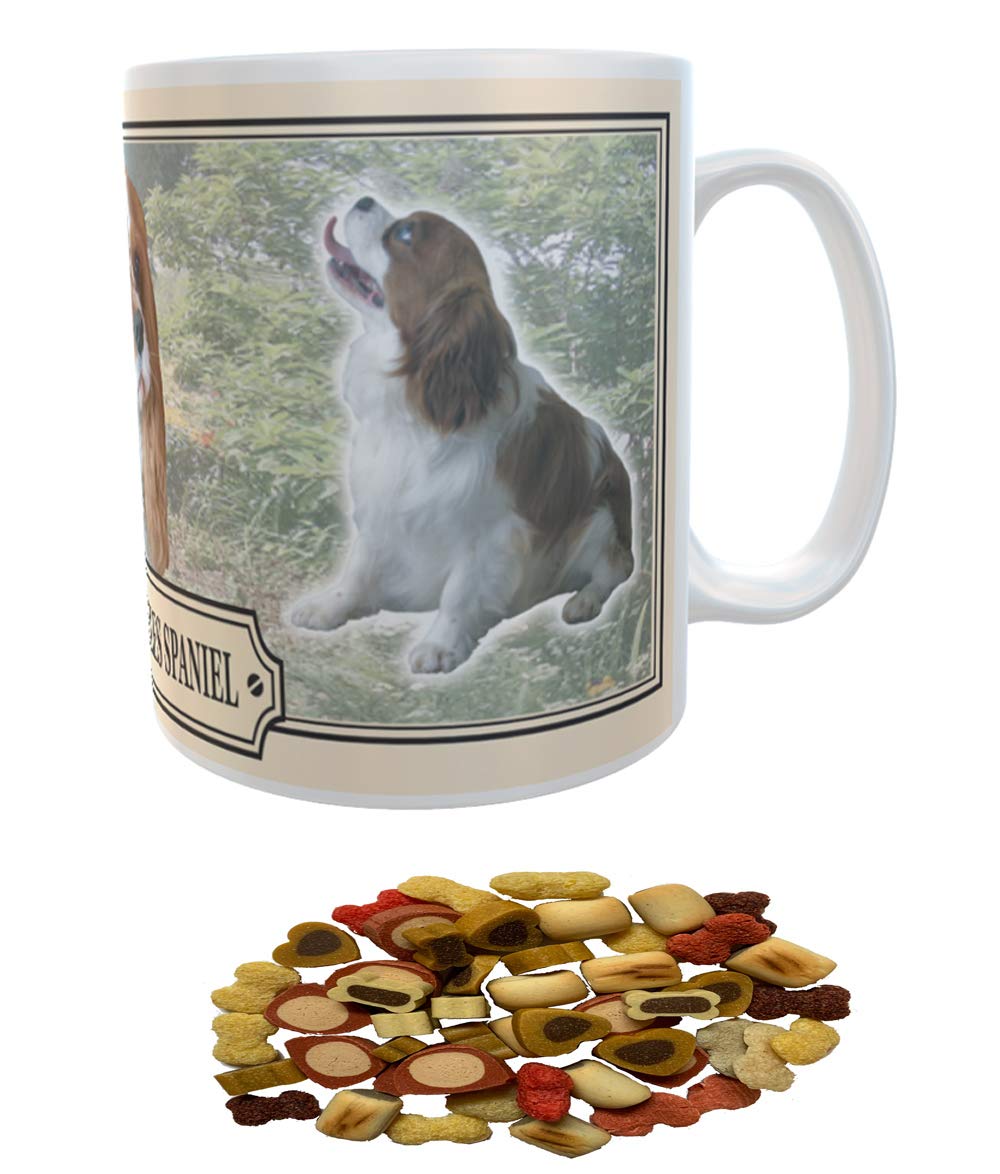 Cavalier King Charles Spaniel Dog Breed Gift Mug with Treats