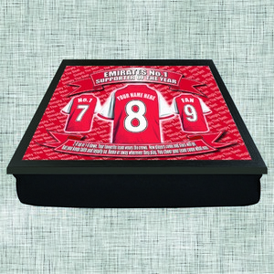 Arsenal Football Shirt Personalised Lap Tray