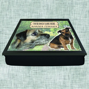 Border Terrier Personalised Lap Tray
