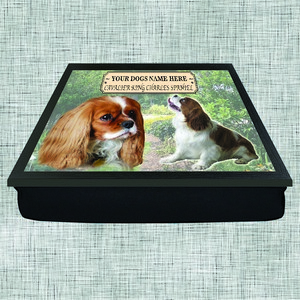 Cavalier King Charles Spaniel Personalised Lap Tray