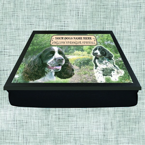 Springer Spaniel Personalised Lap Tray