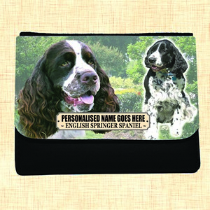 Springer Spaniel Personalised Large Dog Purse